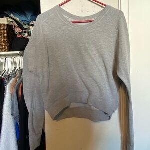 Grey long sleeve sweatshirt
